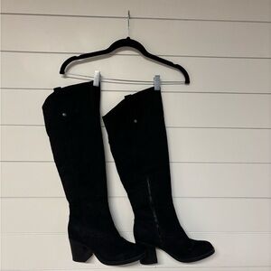 Women's Black Knee-High Boots